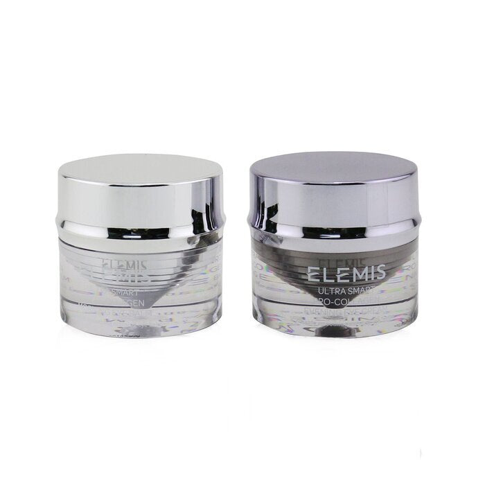 Elemis Ultra Smart Pro-Collagen Day & Night Eye Treatment Duo (1x Morning Eye Balm, 1x Evening Eye Cream, 1x Eye Tool) 2x10ml/0.3oz