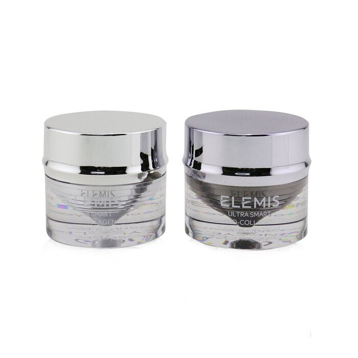 Elemis Ultra Smart Pro-Collagen Day & Night Eye Treatment Duo (1x Morning Eye Balm, 1x Evening Eye Cream, 1x Eye Tool) 2x10ml/0.3oz