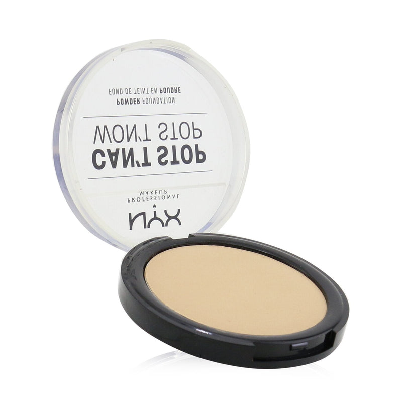 NYX Can't Stop Won't Stop Powder Foundation - # True Beige 