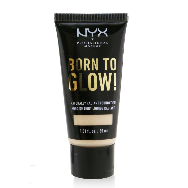 NYX Born To Glow! Naturally Radiant Foundation - # Light Porcelain  30ml/1.01oz