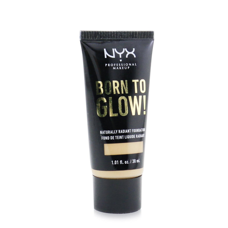 NYX Born To Glow! Naturally Radiant Foundation - # Medium Olive  30ml/1.01oz