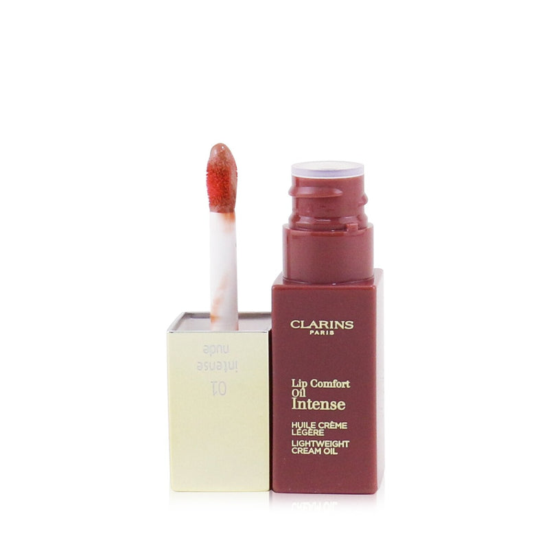 Clarins Lip Comfort Oil Intense - # 01 Intense Nude 