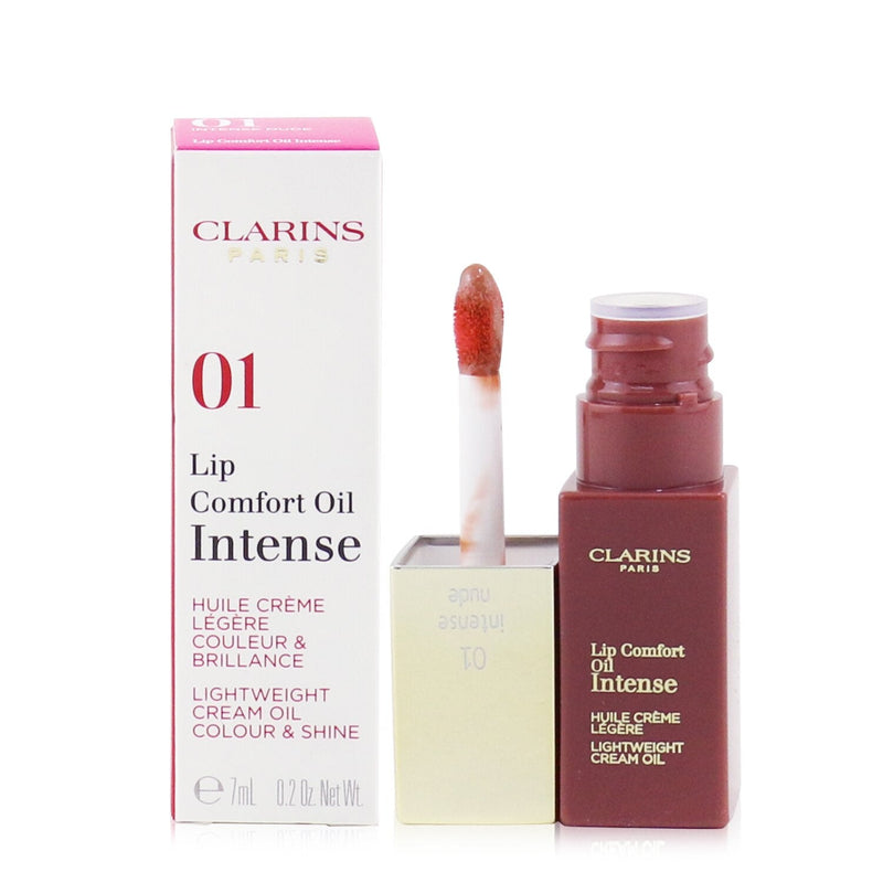 Clarins Lip Comfort Oil Intense - # 01 Intense Nude 