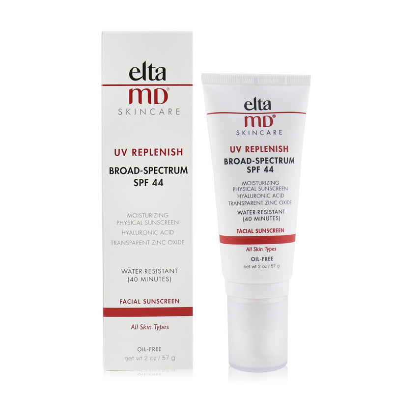 EltaMD UV Replenish Water-Resistant Moisturizing Physical Facial Sunscreen SPF 44  57g/2oz