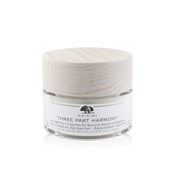 Origins Three Part Harmony Day/Night Eye Cream Duo For Renewal, Repair & Radiance 