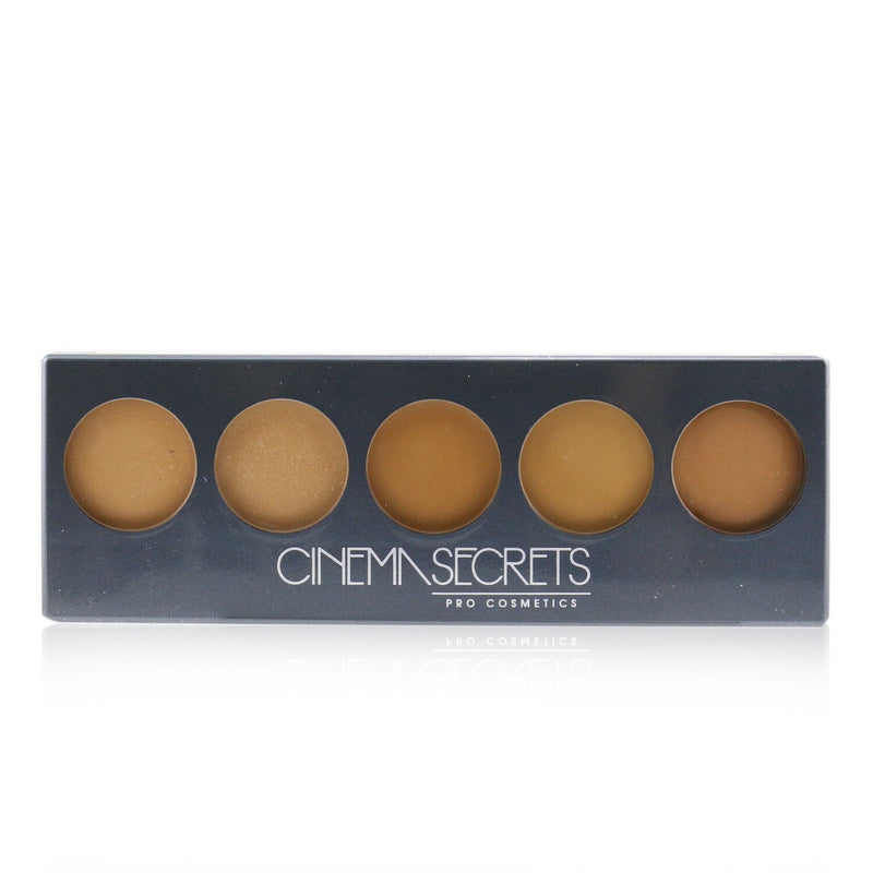 Cinema Secrets Ultimate Foundation 5 In 1 Pro Palette - # 500B Series (Medium To Deep Pink Beige Undertones) 