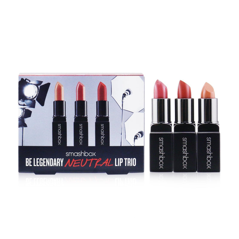 Smashbox Be Legendary Neutral Lip Trio (3x Lipstick) 