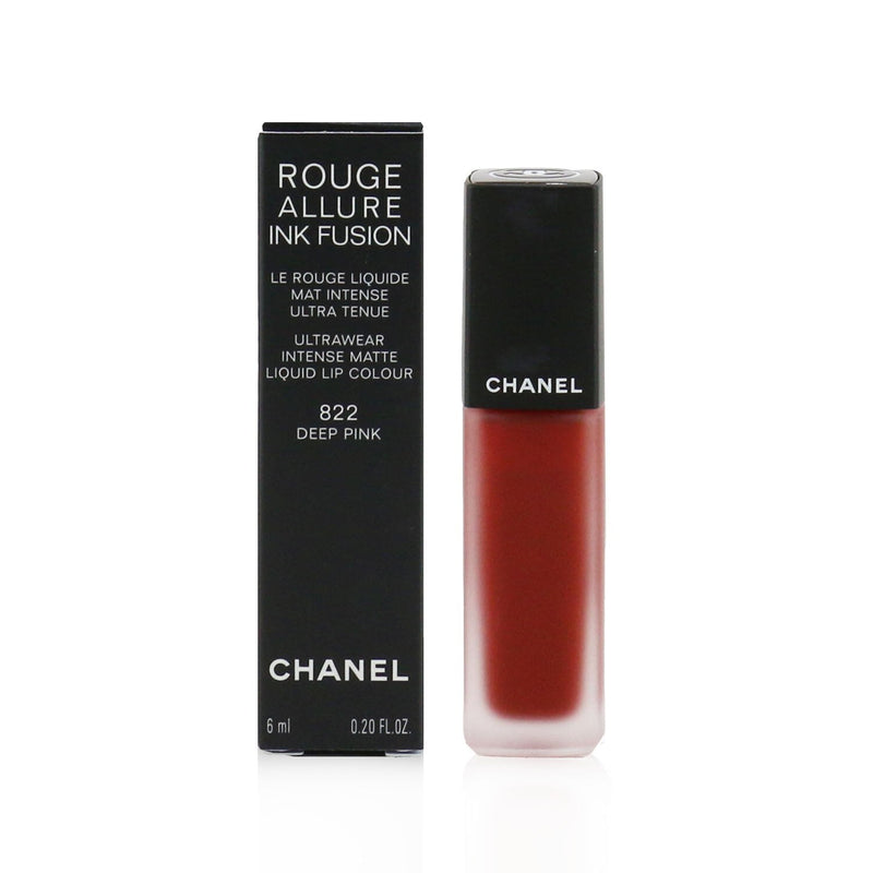 Chanel Rouge Allure Ink Fusion Ultrawear Intense Matte Liquid Lip Colour - # 822 Deep Pink  6ml/0.2oz