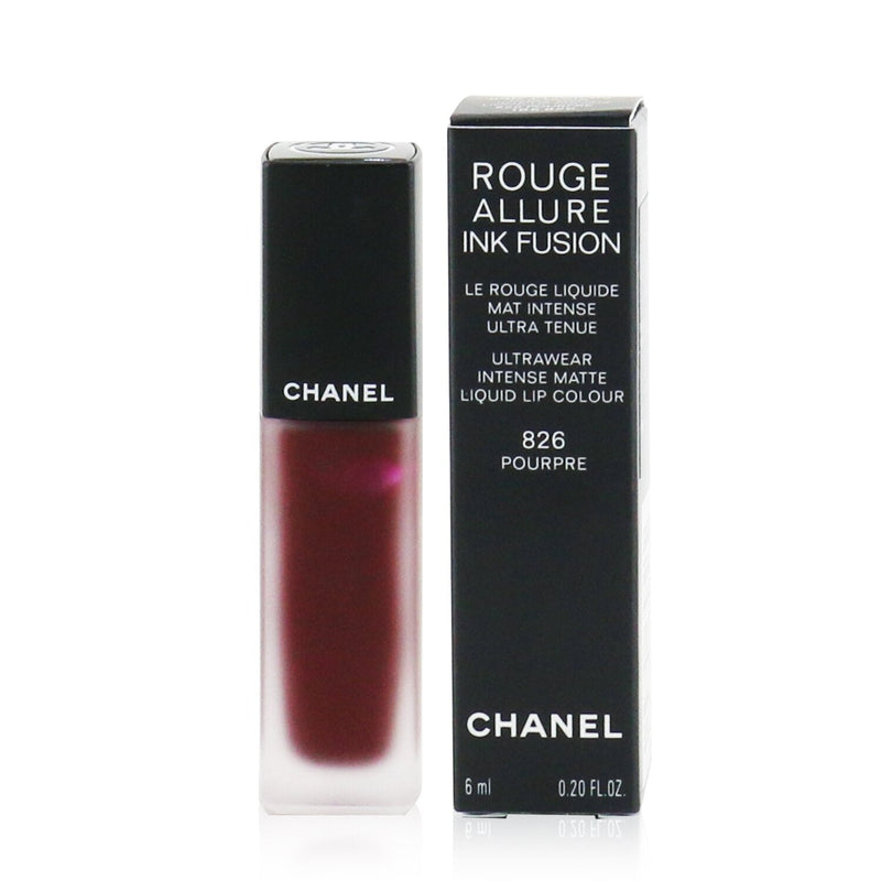 Chanel Rouge Allure Ink Fusion Ultrawear Intense Matte Liquid Lip Colour - # 826 Pourpre  6ml/0.2oz