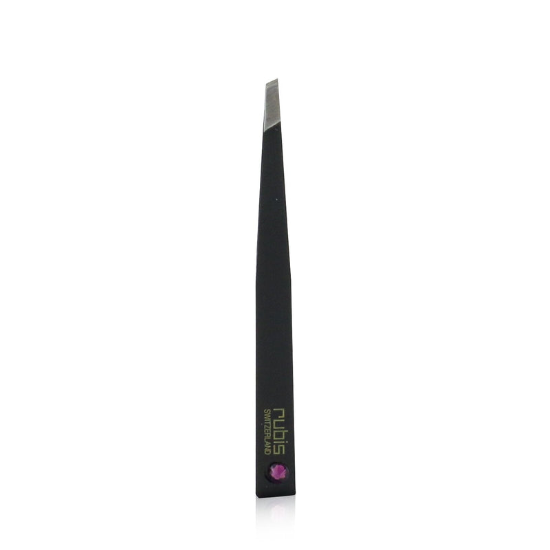 Rubis Tweezers Classic Swarovski - # Black With Amethyst Swarovski Gem