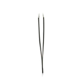 Rubis Tweezers Classic Swarovski - # Black With Emerald Swarovski Gem