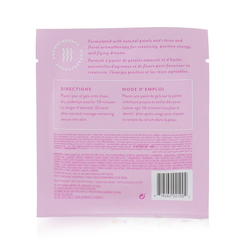 Patchology Moodpatch - Happy Place Inspiring Tea-Infused Aromatherapy Eye Gels (Rose+Hibiscus+Lotus Flower) 