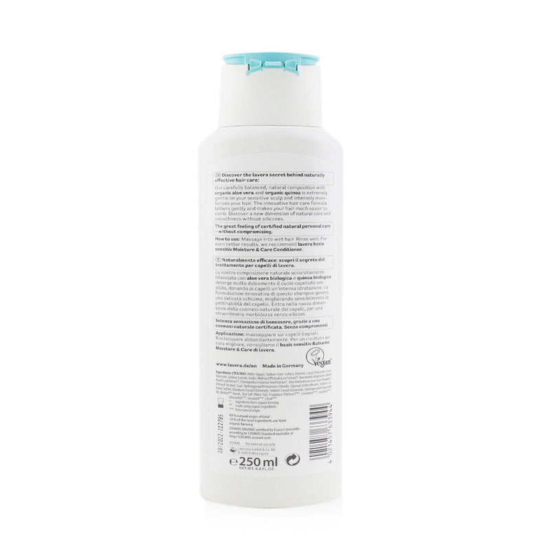 Lavera Basis Sensitiv Moisture & Care Moisturising Shampoo (Sensitive Scalp)  250ml/8.8oz