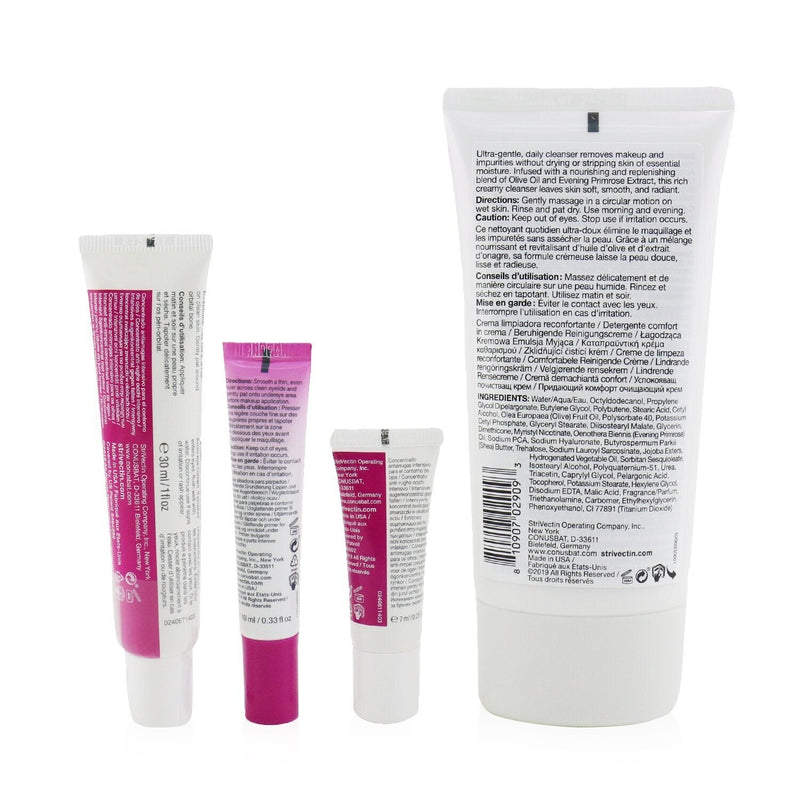 StriVectin Skin Transforming Collection (Full Size Trio):  Cleanser 150ml + Eye Concentrate (30ml+7ml) + Eyes Primer 10ml 