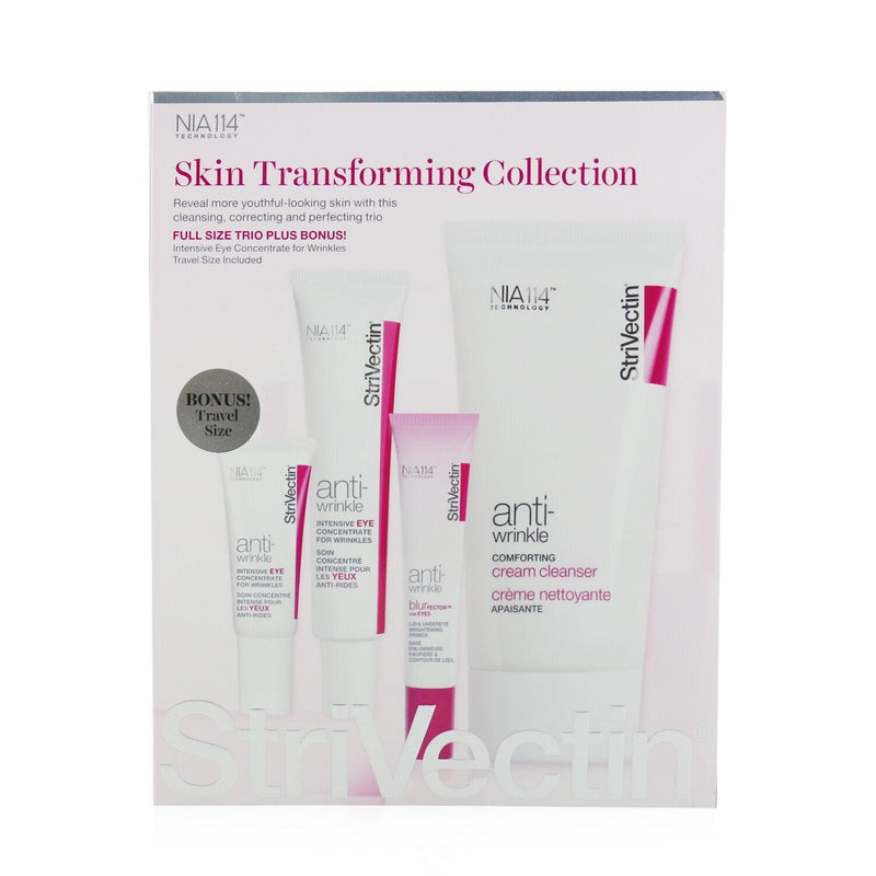 StriVectin Skin Transforming Collection (Full Size Trio):  Cleanser 150ml + Eye Concentrate (30ml+7ml) + Eyes Primer 10ml 