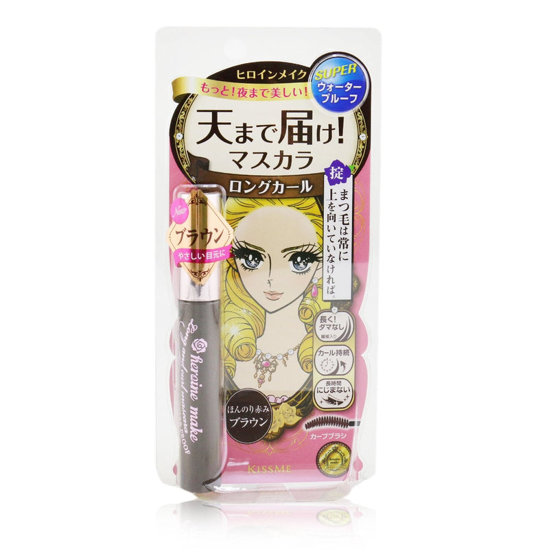 KISS ME Heroine Make Long And Curl Mascara Super Waterproof - # 02 Brown 