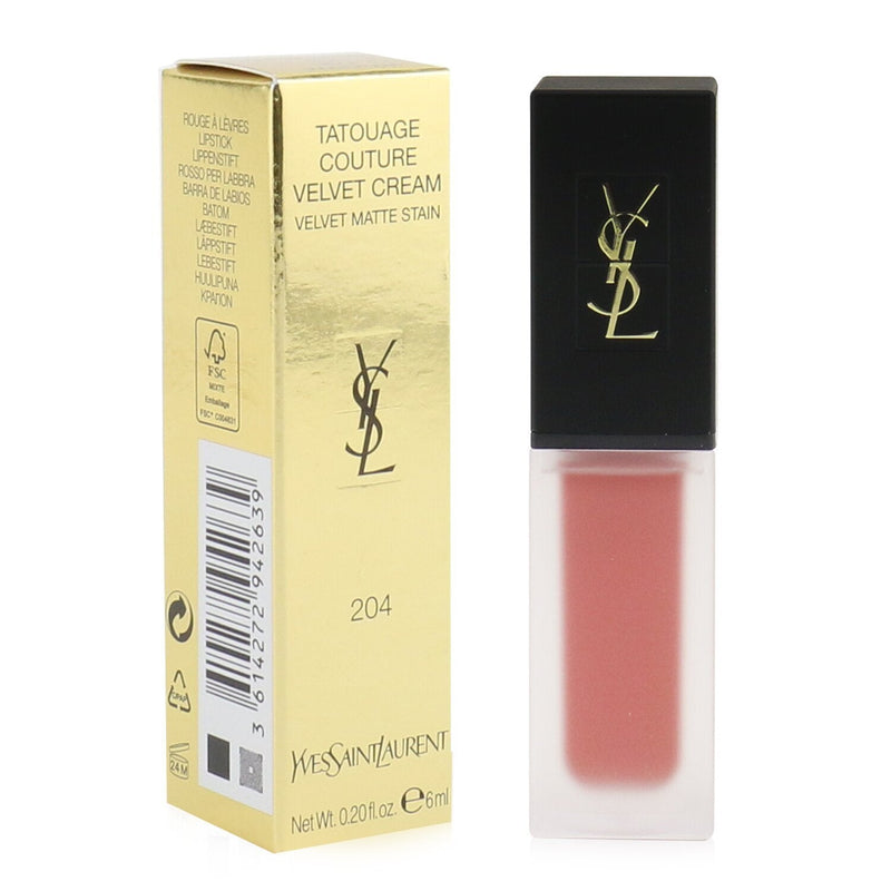 Yves Saint Laurent Tatouage Couture Velvet Cream Velvet Matte Stain - # 208 Rouge Faction  6ml/0.2oz