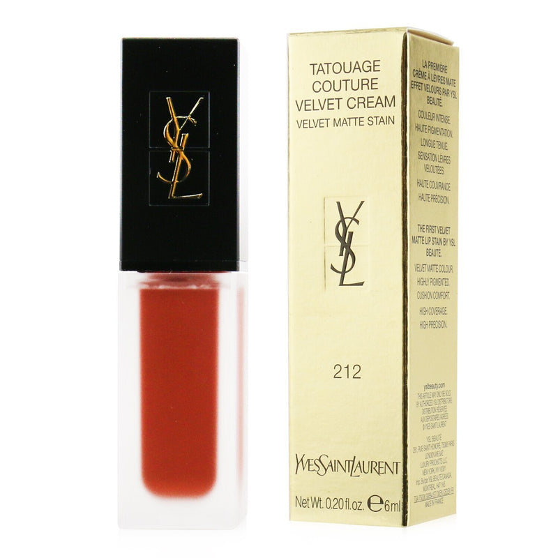 Yves Saint Laurent Tatouage Couture Velvet Cream Velvet Matte Stain - # 212 Rouge Rebel 