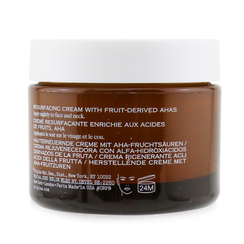 Origins High-Potency Night-A-Mins Resurfacing Cream With Fruit-Derived AHAs 