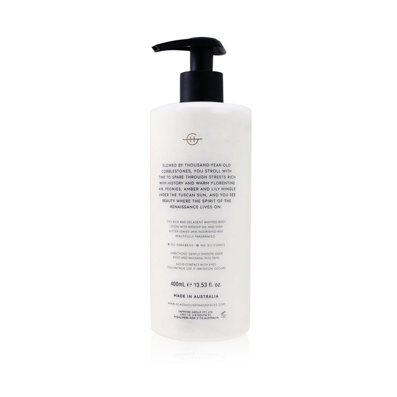 Glasshouse Body Lotion - Forever Florence (Wild Peonies & Lily) 