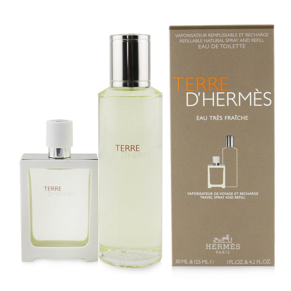 Hermes Terre D'Hermes Eau Tres Fraiche Coffret: Eau De Toilette Spray 30ml/1oz + Refill 125ml/4.2oz 