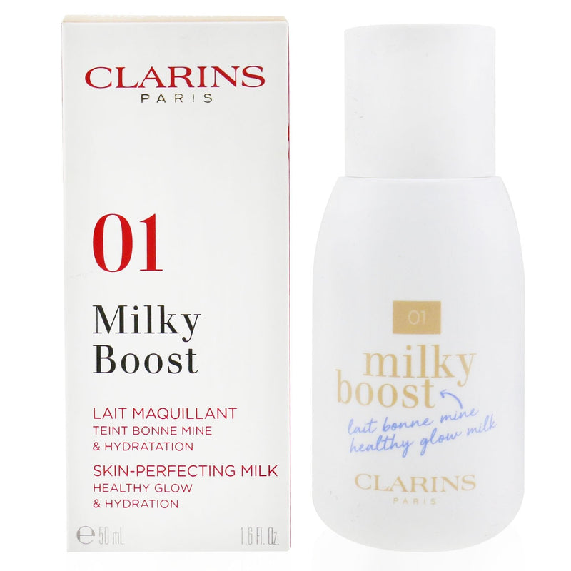 Clarins Milky Boost Foundation - # 01 Milky Cream 