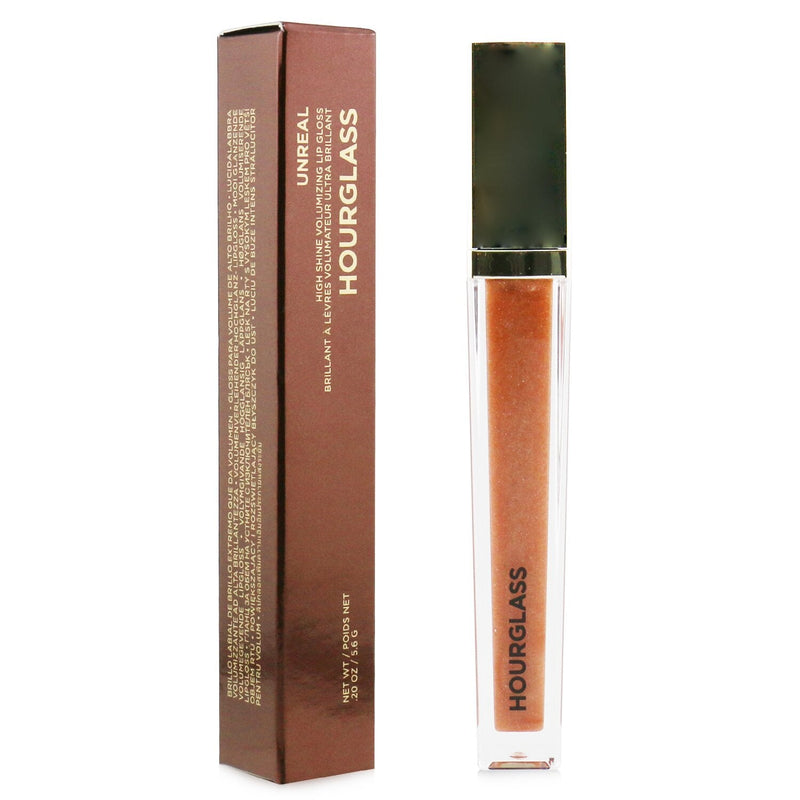 HourGlass Unreal High Shine Volumizing Lip Gloss - # Ignite (Peach With Gold Shimmer) 