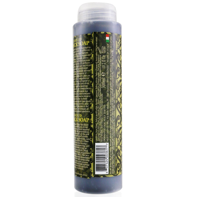 Nesti Dante Luxury Liquid Black Soap With Vegetal Active Carbon (Shower Gel) (Limited Edition) 