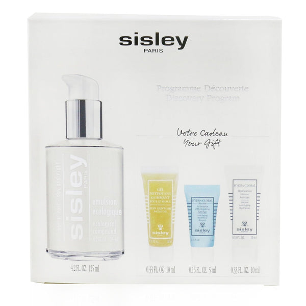 Sisley Ecological Compound 4-Pieces Set: Ecological Compound 125ml + Buff & Wash Face Gel 10ml + Hydra-Global Serum 5ml + Hydra-Global 10ml 