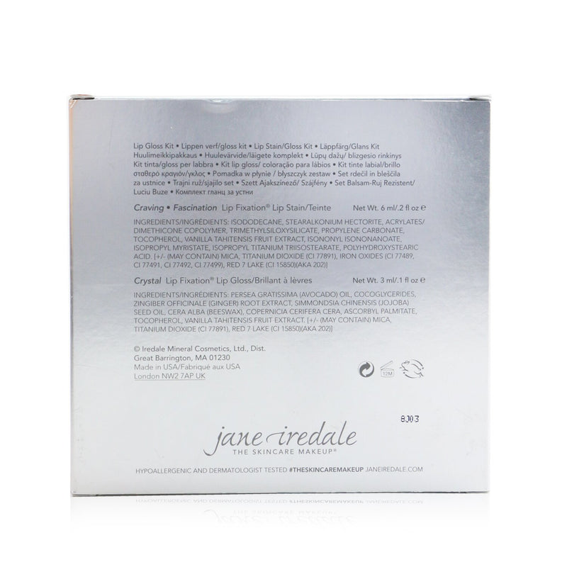 Jane Iredale Kiss & Tell Lip Stain/Gloss Kit  9ml/0.3oz