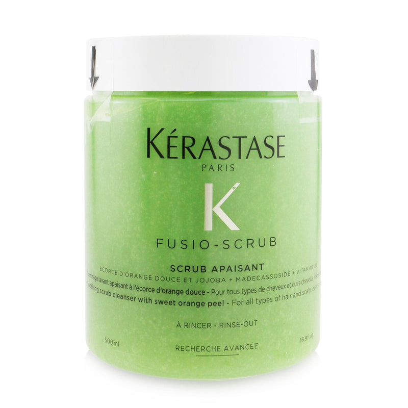 Kerastase Fusio-Scrub Scrub Apaisant Soothing Scrub Cleanser with Sweet Orange Peel (For All Types of Hair and Scalp, Even Sensitive)  250ml/8.5oz
