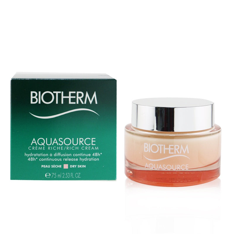 Biotherm Aquasource 48H Continuous Release Hydration Rich Cream - For Dry Skin 