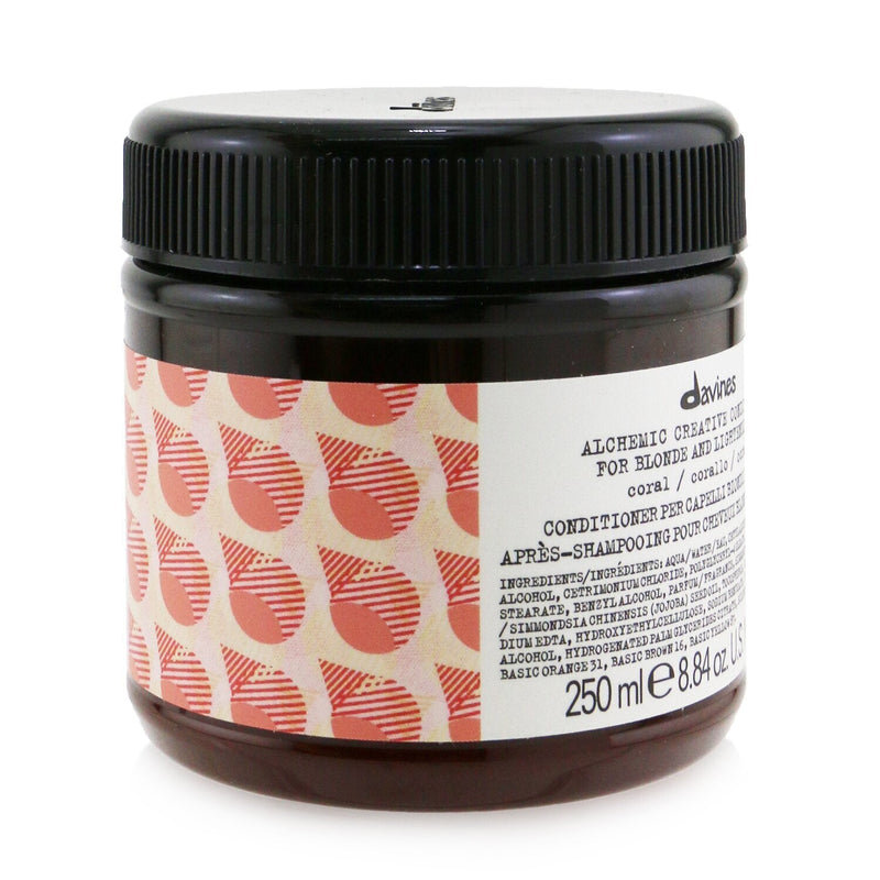 Davines Alchemic Creative Conditioner - # Coral (For Blonde and Lightened Hair) 