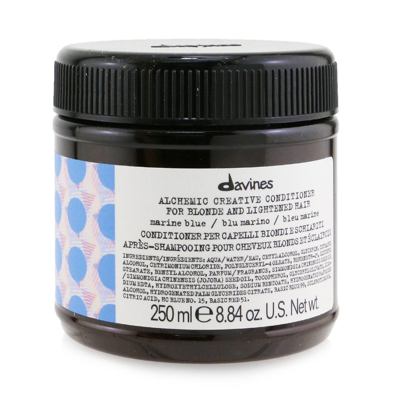 Davines Alchemic Creative Conditioner - # Marine Blue (For Blonde and Lightened Hair) 