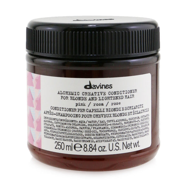 Davines Alchemic Creative Conditioner - # Pink (For Blonde and Lightened Hair)  250ml/8.84oz