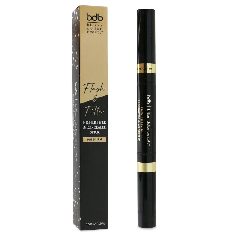 Billion Dollar Brows Flash & Filter Highlighter And Concealer Stick - # Medium  1.9g/0.067oz