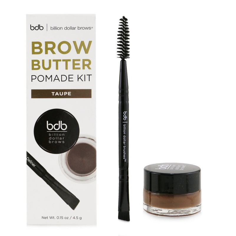 Billion Dollar Brows Brow Butter Pomade Kit: Brow Butter + Mini Duo Brow Definer - # Taupe 