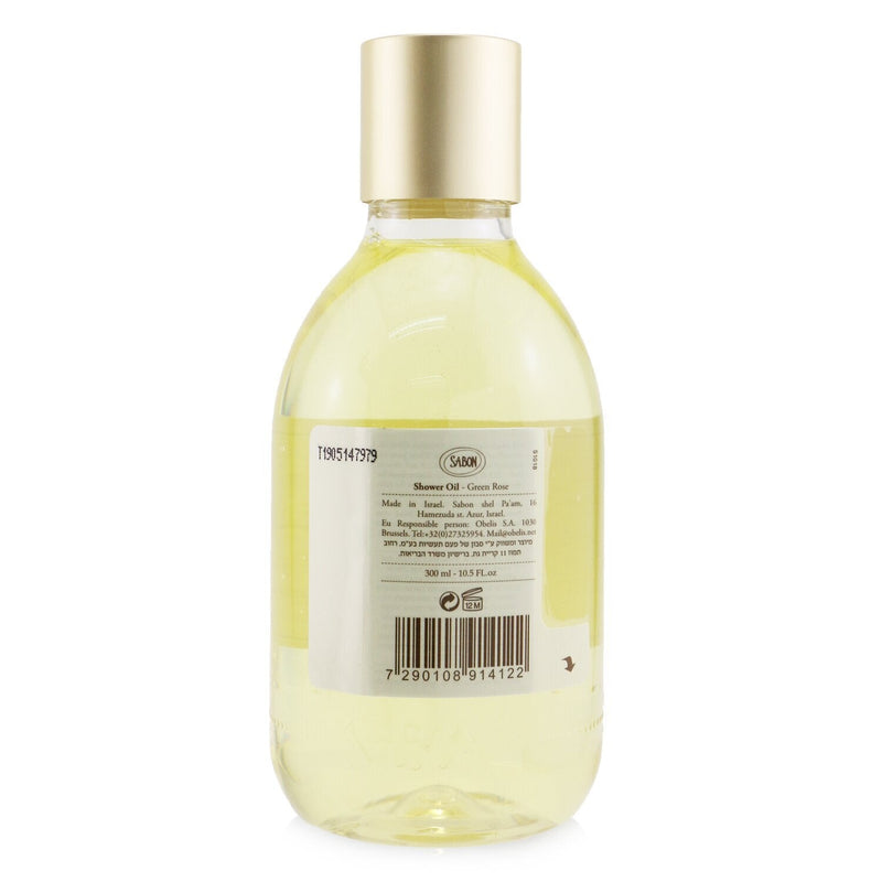 Sabon Shower Oil - Green Rose (Plastic Bottle) 