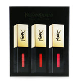 Yves Saint Laurent Rouge Pur Couture Vernis A Levres Glossy Stain Trio Set (7, 9, 12) 
