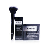 Filorga Flawless Bareskin Effect Active Make Up Kit (1x Primer + 1x Translucent Powder + 1x Make Up Brush)  3pcs