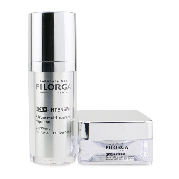 Filorga Supreme Skin Quality Set: NCEF-Intensive Supreme Multi-Correction Serum 30ml + NCEF-Reverse Supreme Multi-Correction Cream 15ml 