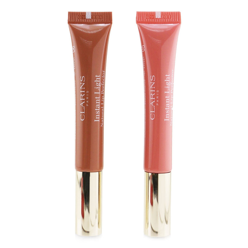 Clarins Instant Light Lip Perfector Collection - #05 Candy Shimmer + #06 Rosewood Shimmer 