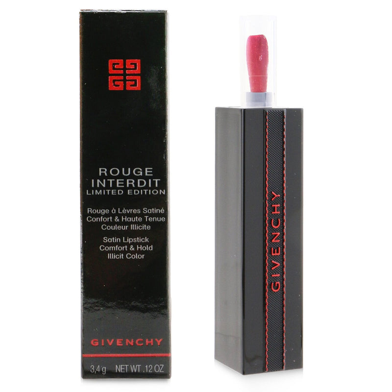 Givenchy Rouge Interdit Satin Lipstick (Limited Edition) - # 27 Bold Red 