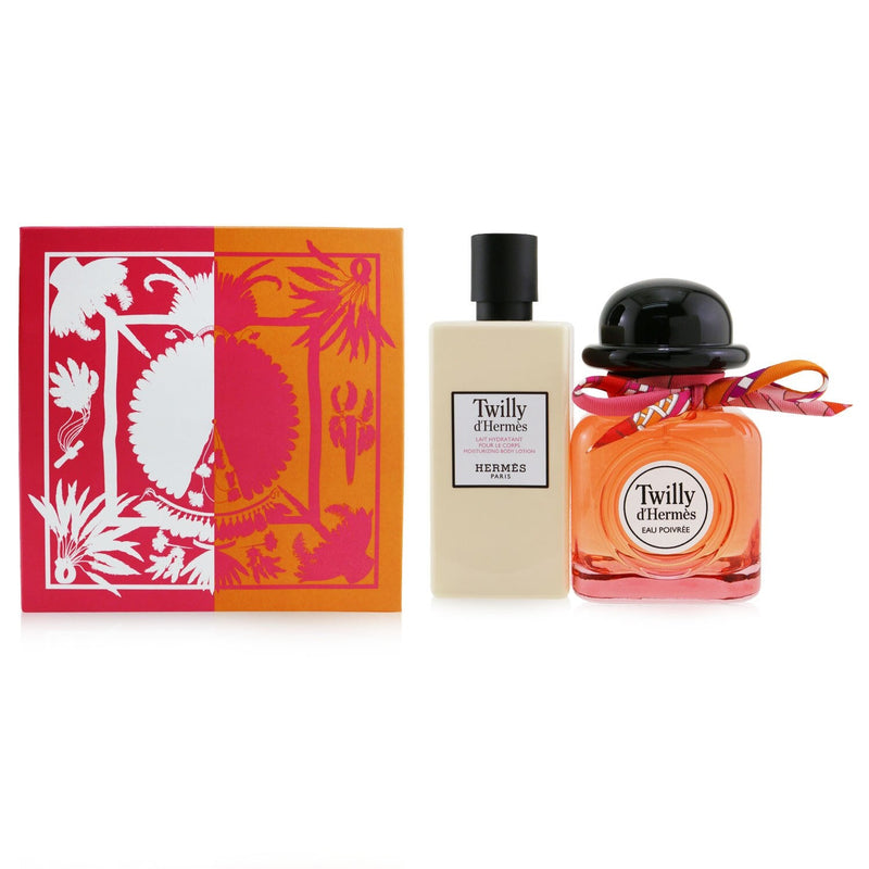 Hermes Twilly D'Hermes Eau Poivree Coffret: Eau De Parfum Spray 85ml/2.87oz + Moisturizing Body Lotion 80ml/2.7oz 