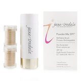 Jane Iredale Powder Me Refillable Brush (1x Brush, 2x Refills) - Nude  2x2.5g/0.09oz