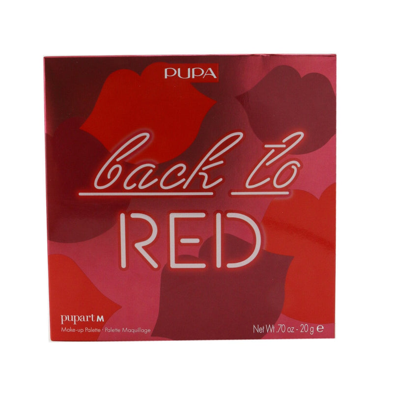 Pupa Pupart M Make Up Palette - # 001 Back To Red 