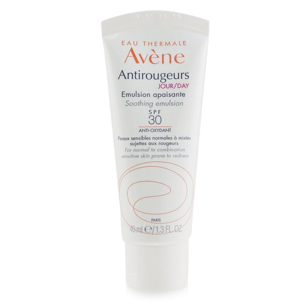 Avene Antirougeurs DAY Soothing Emulsion SPF 30 - For Normal to Combination Sensitive Skin Prone to Redness 