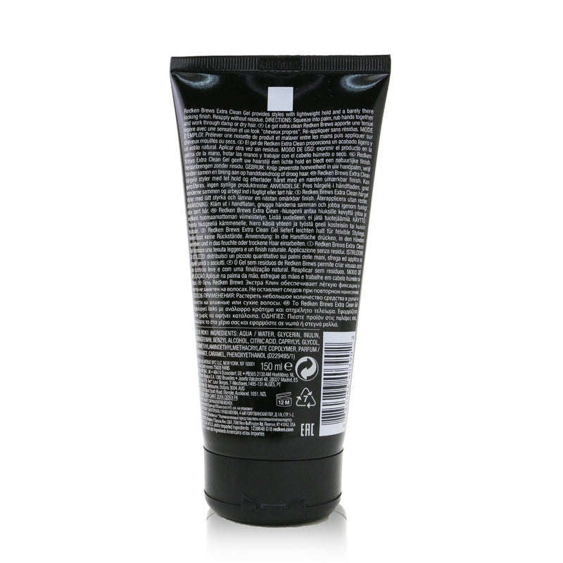 Redken Brews Extra Clean Gel (No Flaking / No Crunch / Non-Sticky)  150ml/5oz