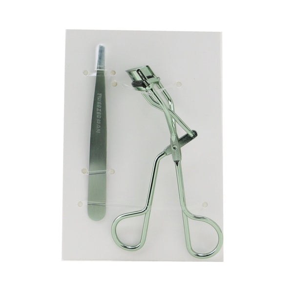 Tweezerman Merry Mint Brow & Lash Set (Metallic Collection) 