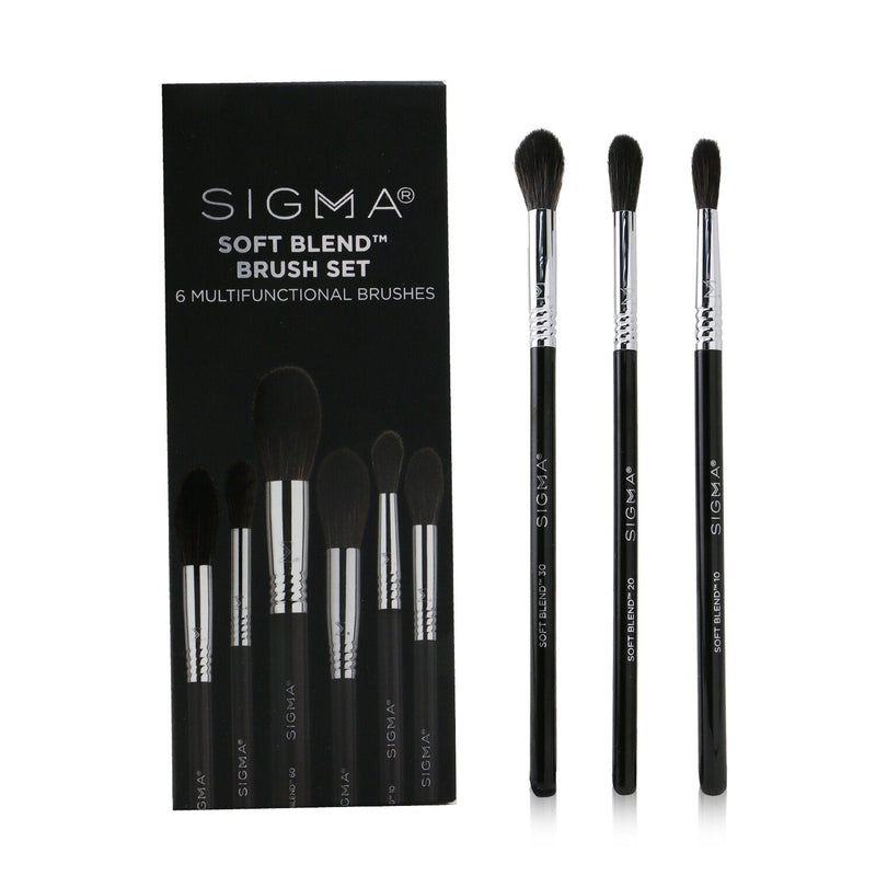 Sigma Beauty Soft Blend Brush Set (6x Multifunctional Brushes) 